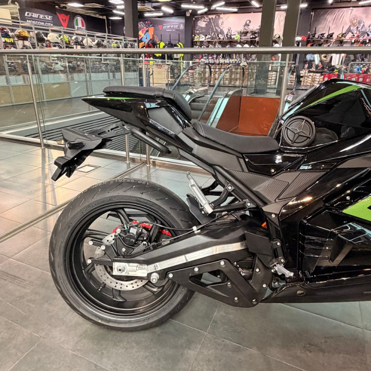 Электромотоцикл ECO Stalker Black/Green 160Ah