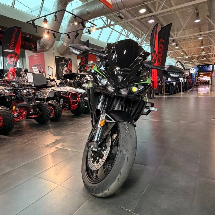 Электромотоцикл ECO Stalker Black/Green 160Ah