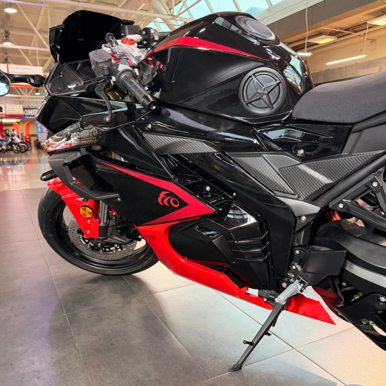Электромотоцикл ECO Stalker Black/Red 160Ah
