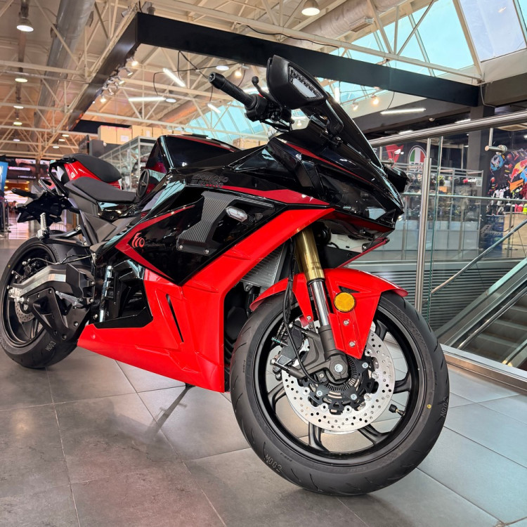 Электромотоцикл ECO Stalker Black/Red 160Ah