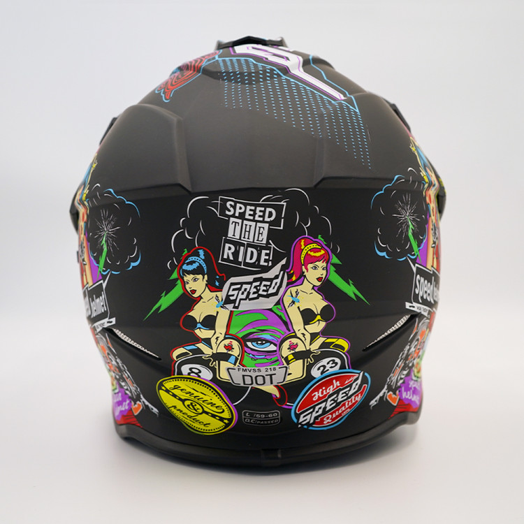 Шлем кроссовый Color Speed Helmet