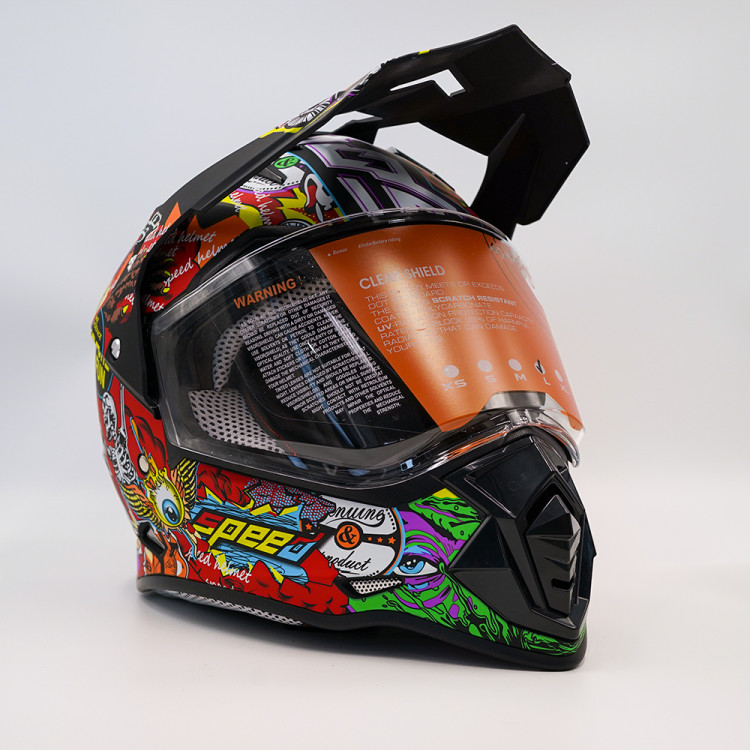 Шлем кроссовый Color Speed Helmet